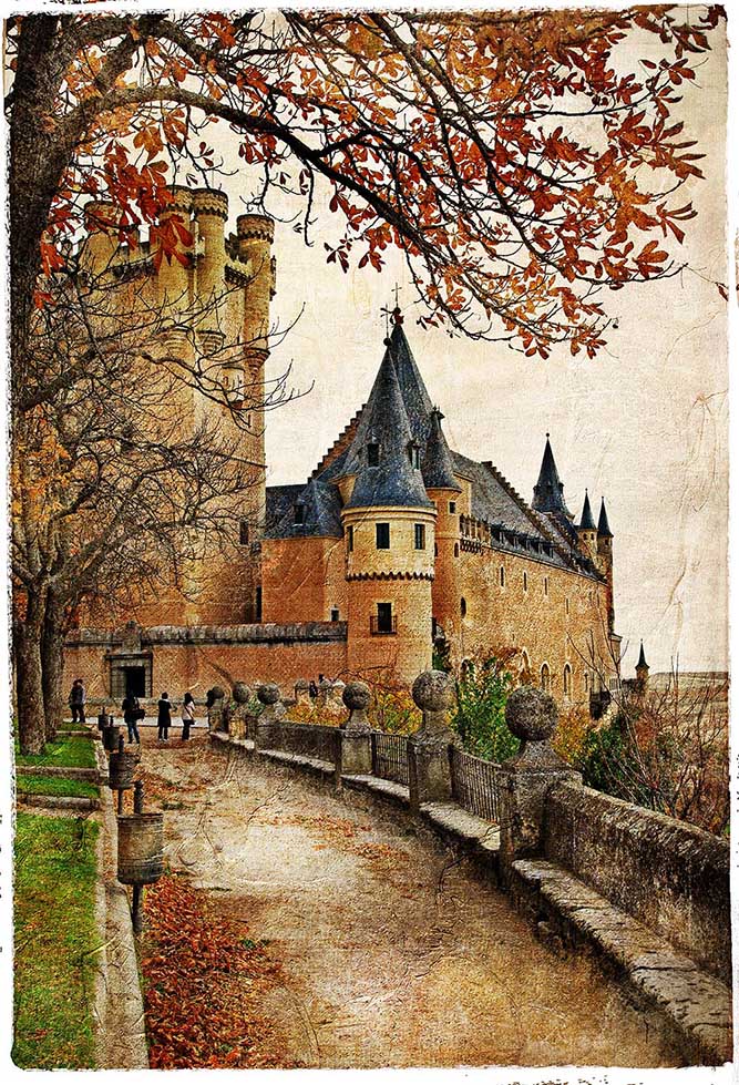 

Фотообои ArtSide Старинный замок (5666) Аква