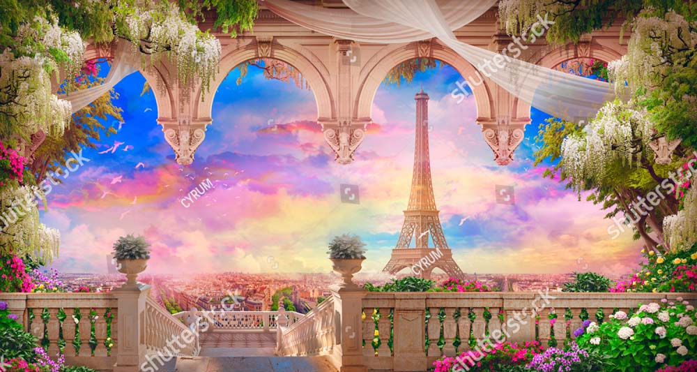 

Фотообои ArtSide Фреска с Парижем (1636972258) Жаккард