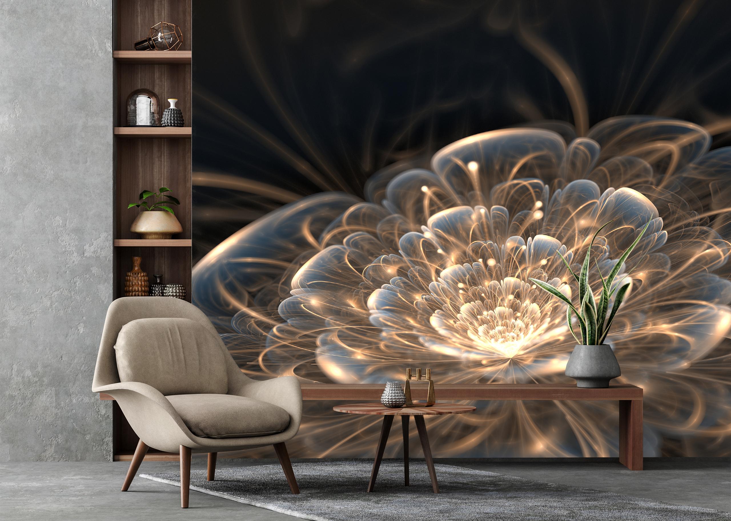 

Виниловые Фотообои Walldeco Волшебный цветок 380x250 Волокно