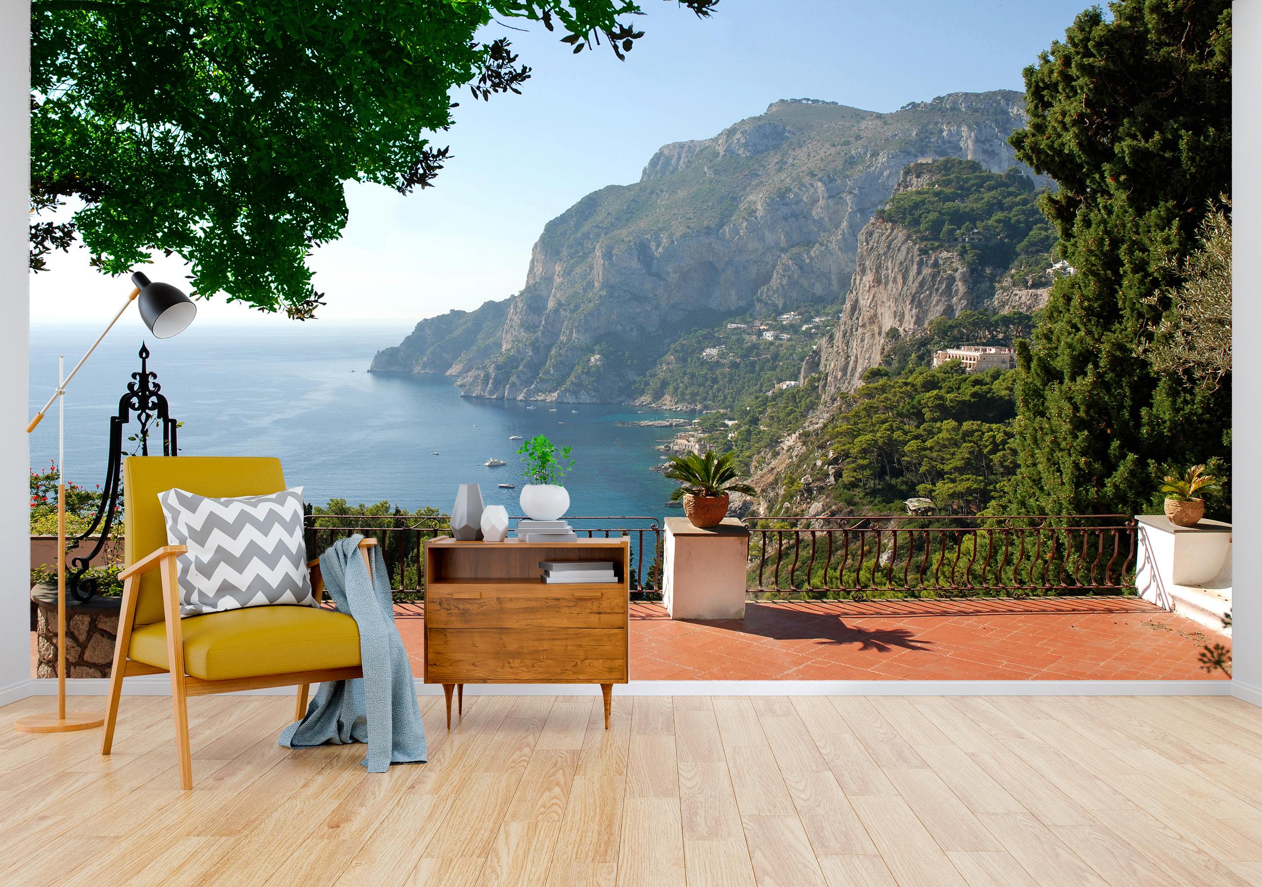 

Виниловые Фотообои Walldeco Море и горы 400x260 Волокно