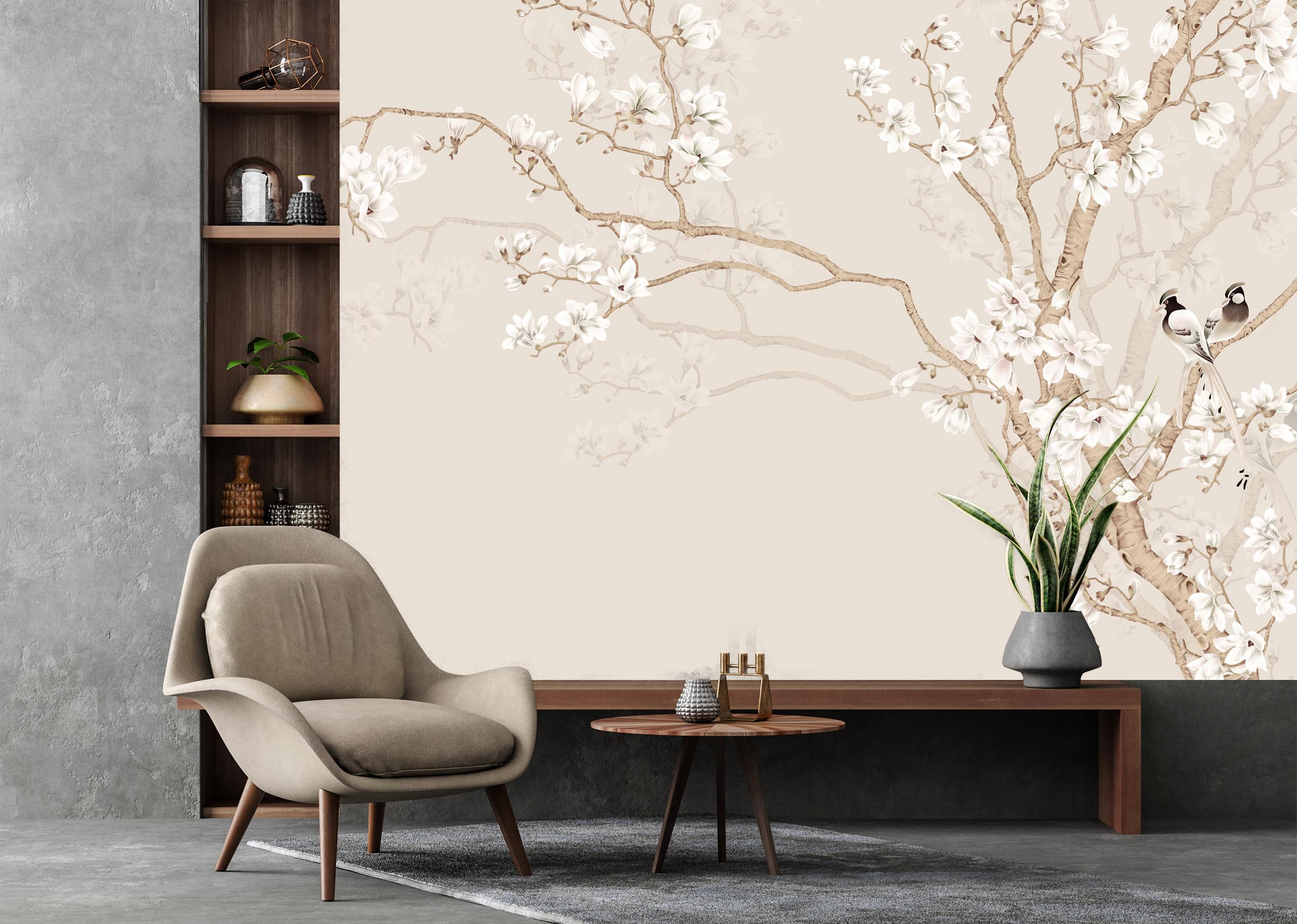 

Фотообои на самоклеющейся основе Walldeco Нежная сакура 400x260 Лоск