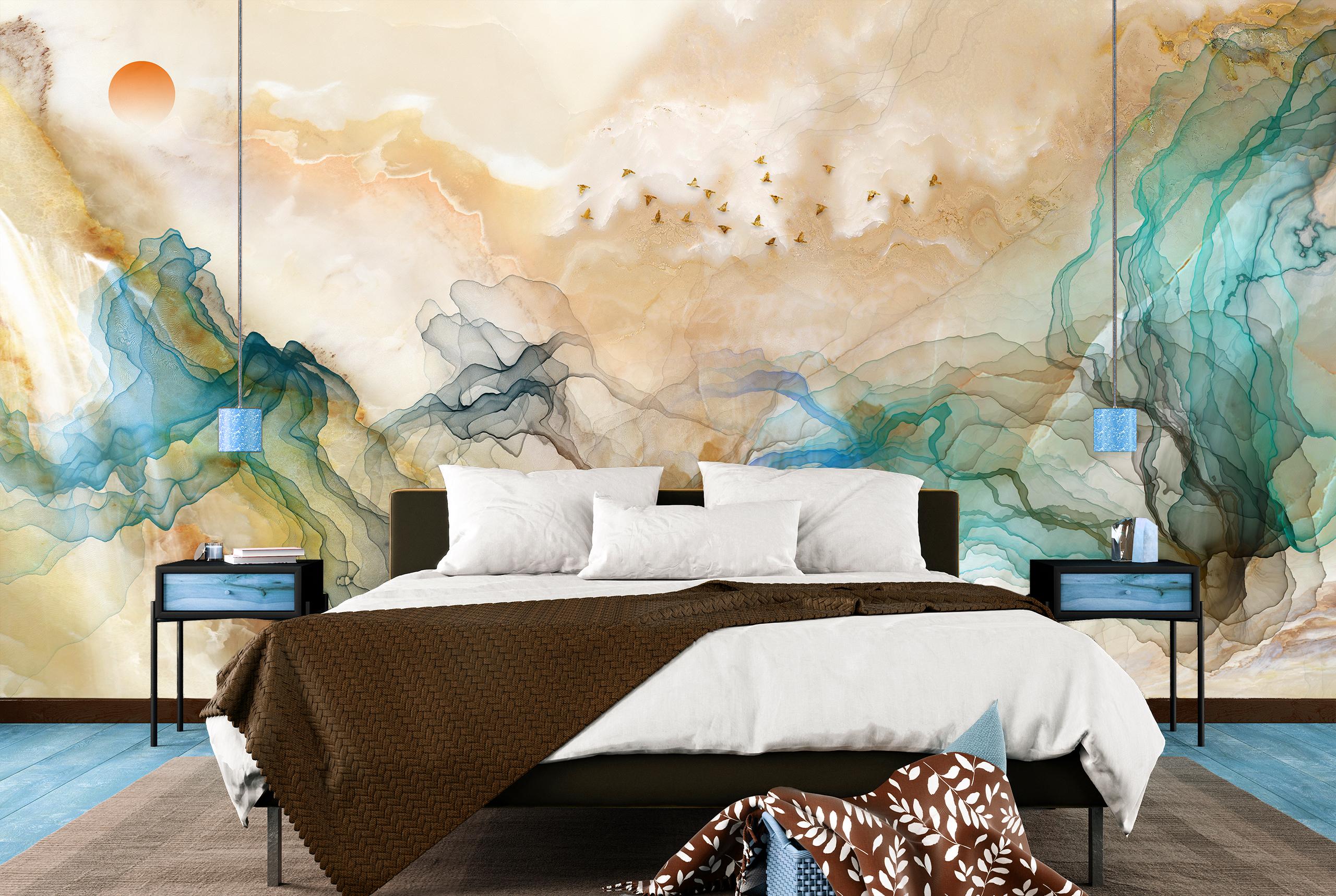 

Фотообои на самоклеющейся основе Walldeco Красочная абстракция 200x130 Лоск