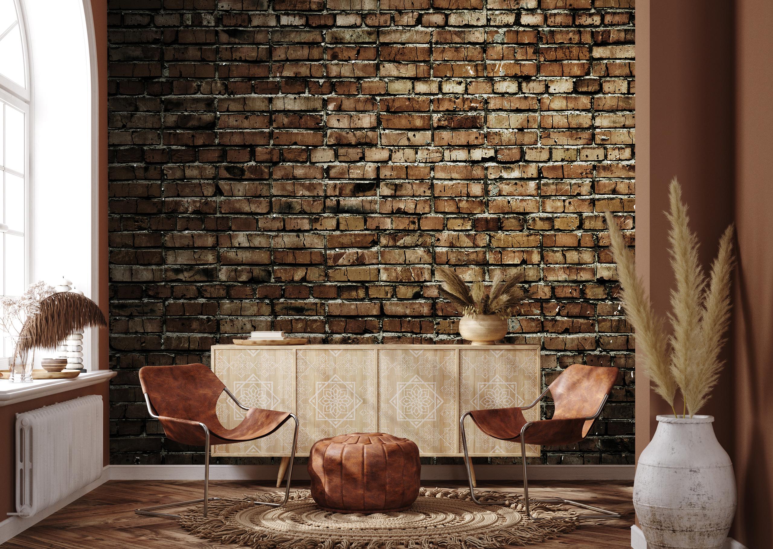 

Бумажные Фотообои Walldeco Кирпич 285x190 Гладь