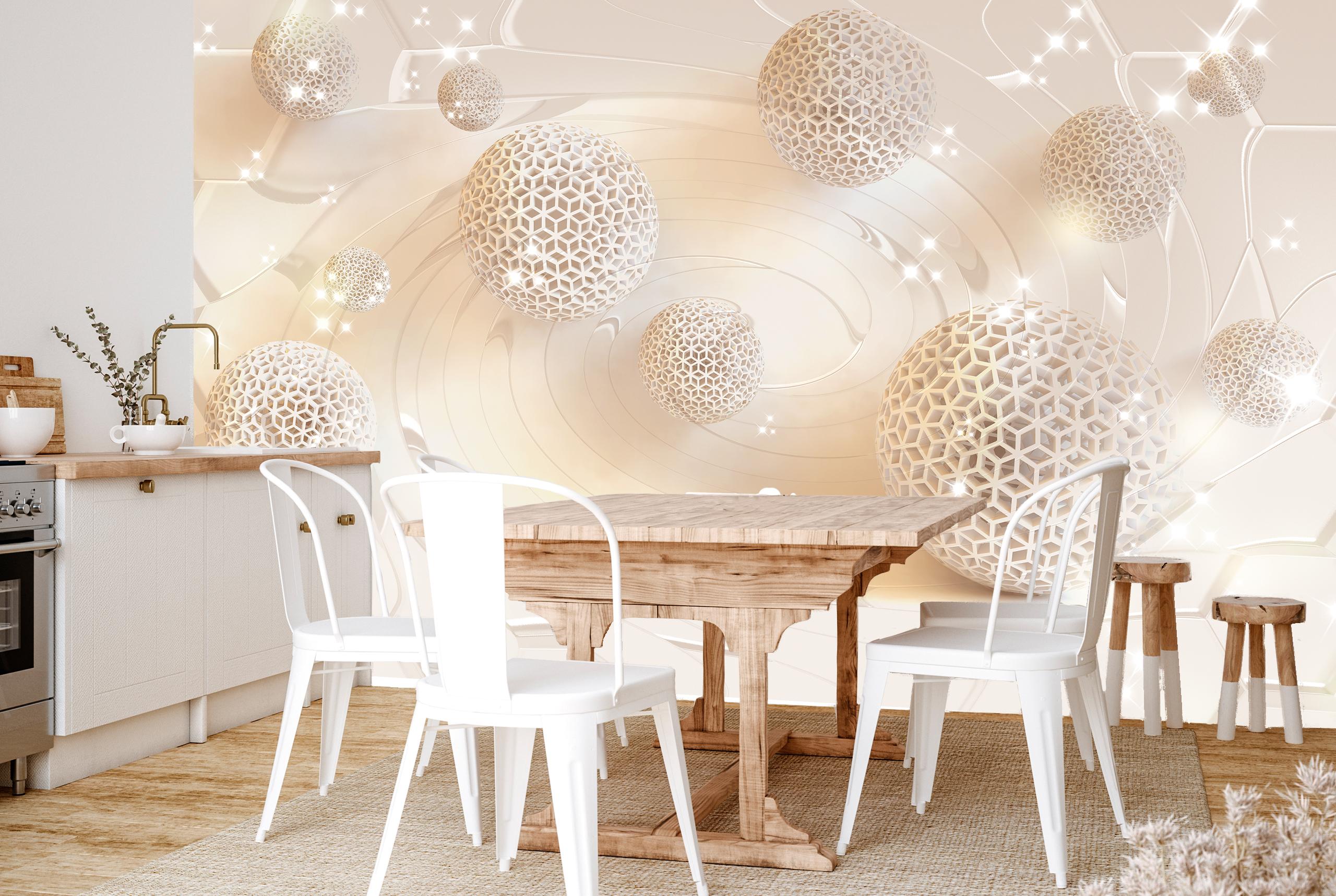 

Виниловые Фотообои Walldeco 3Д абстракция 300x200 Мелкий песок с блестками