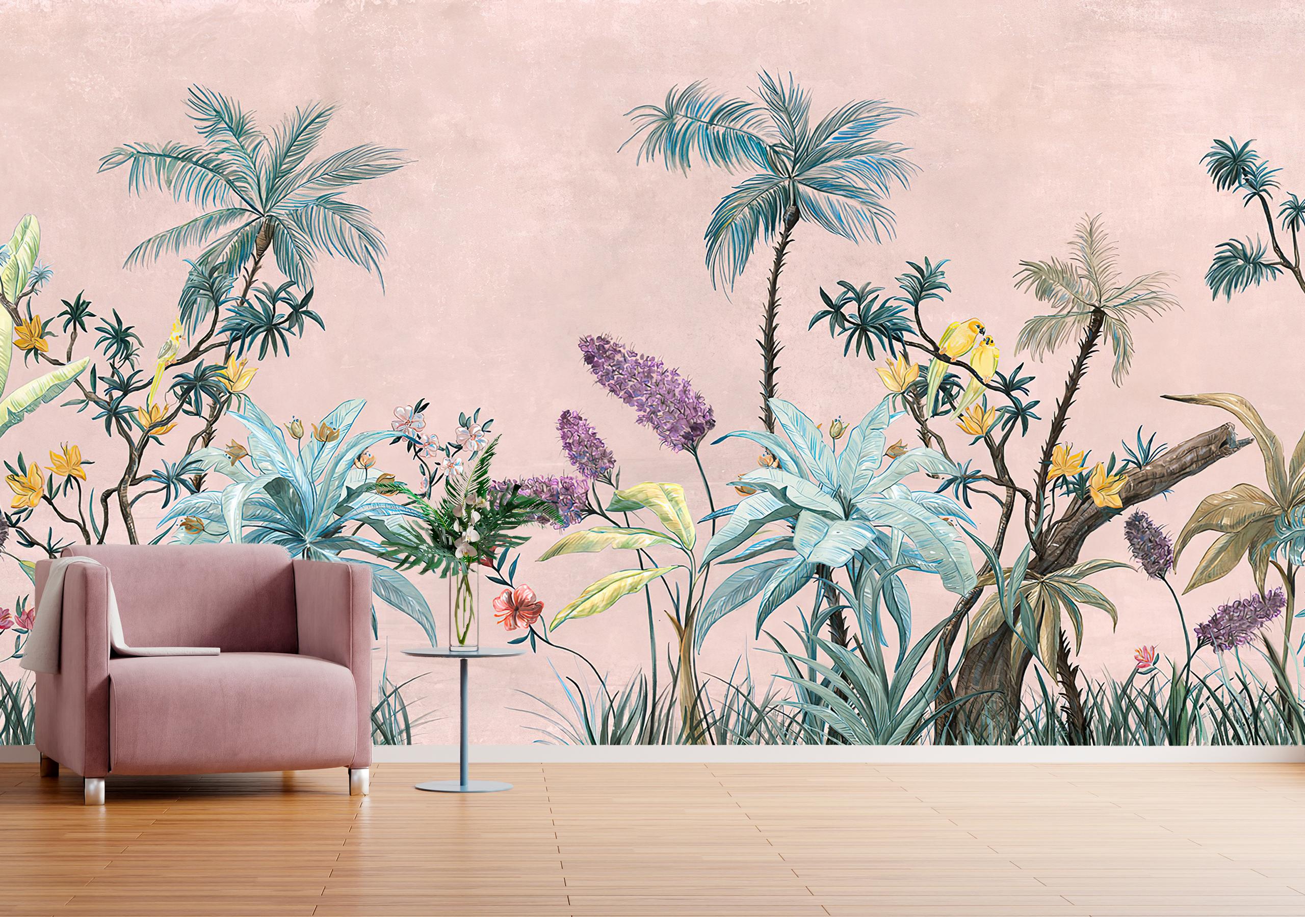 

Флизелиновые Фотообои Walldeco Разноцветные пальмы 285x190 Бриз