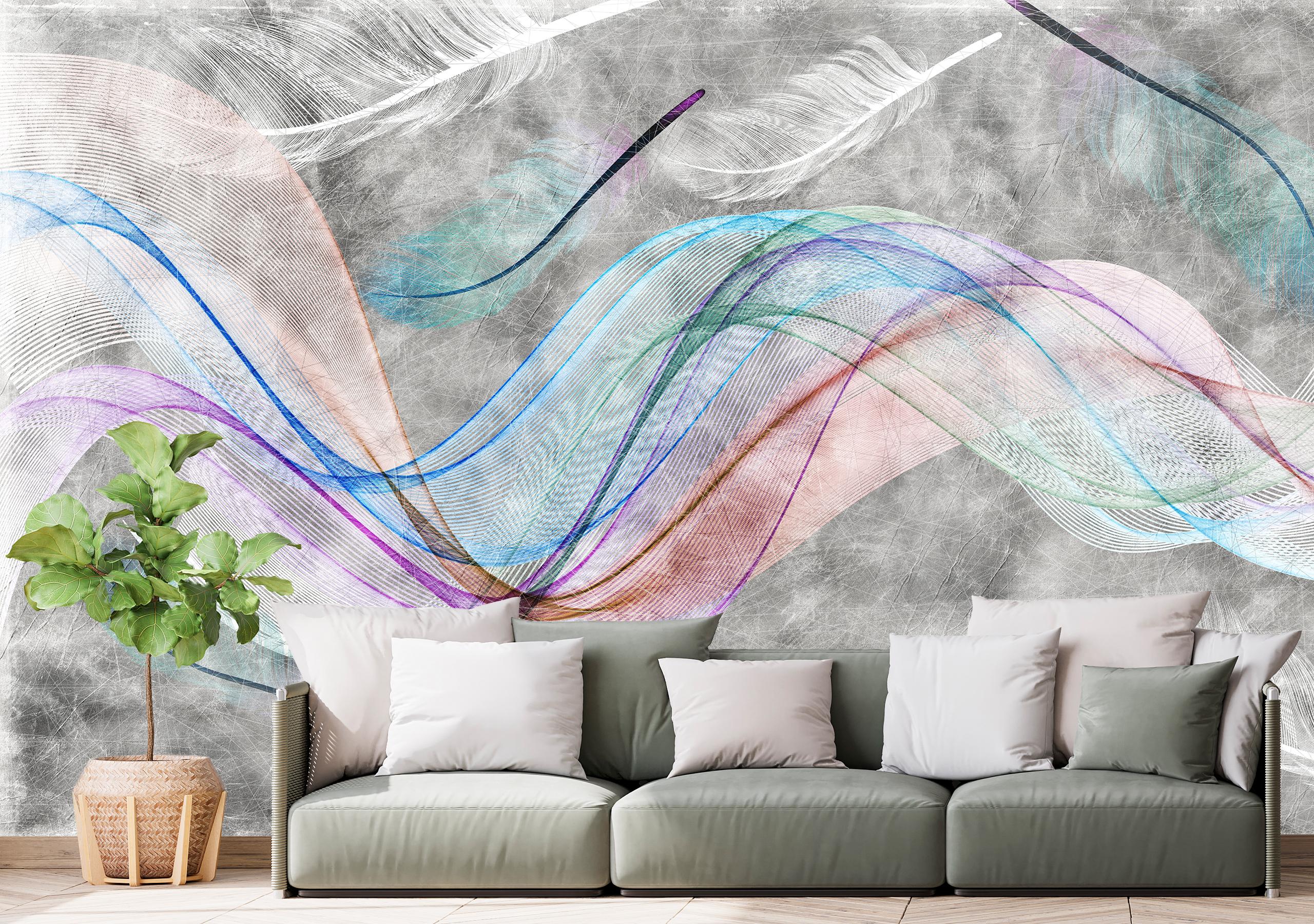 

Виниловые Фотообои Walldeco Разноцветная абстракция 475x300 Базальт