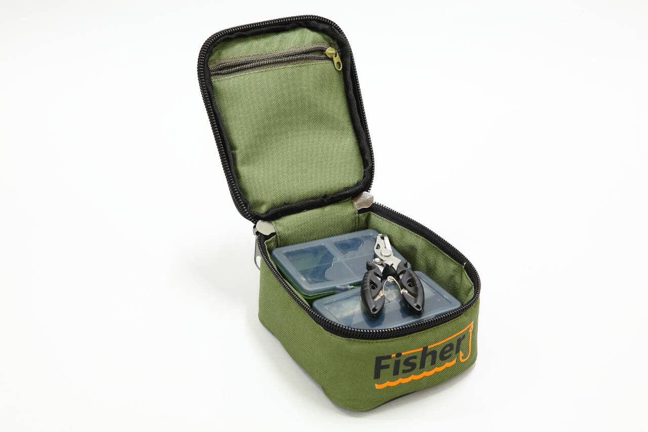 

Футляр Fisher для грузил и кормушек (до3х кг) 16х14х10см (К004)