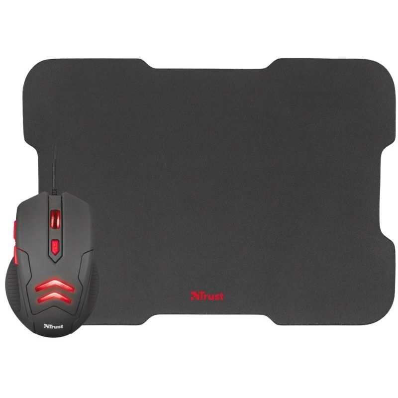 

Миша + коврик TRUST Ziva Gaming USB Black