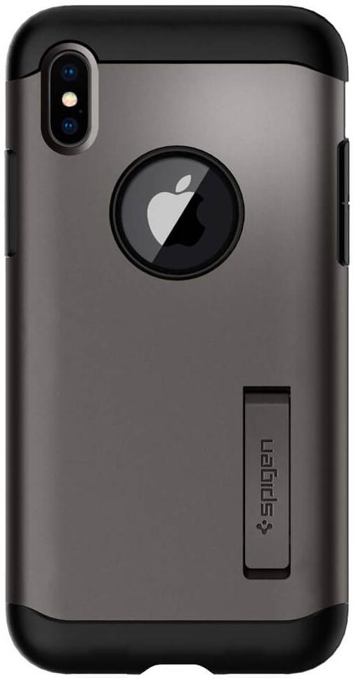 

Чехол Spigen Case Slim Armor для iPhone X/XS Gunmetal