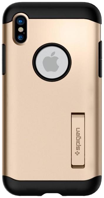 

Чехол Spigen Case Slim Armor для iPhone X/XS Champagne Gold