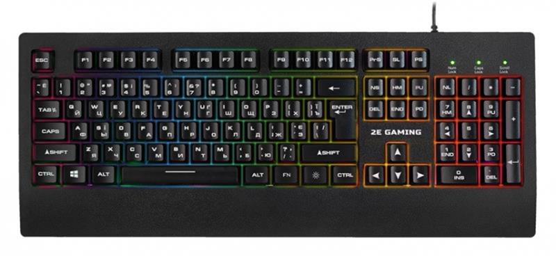 

Клавиатура 2E Gaming KG330 LED Ukr (2E-KG330UBK) Black USB