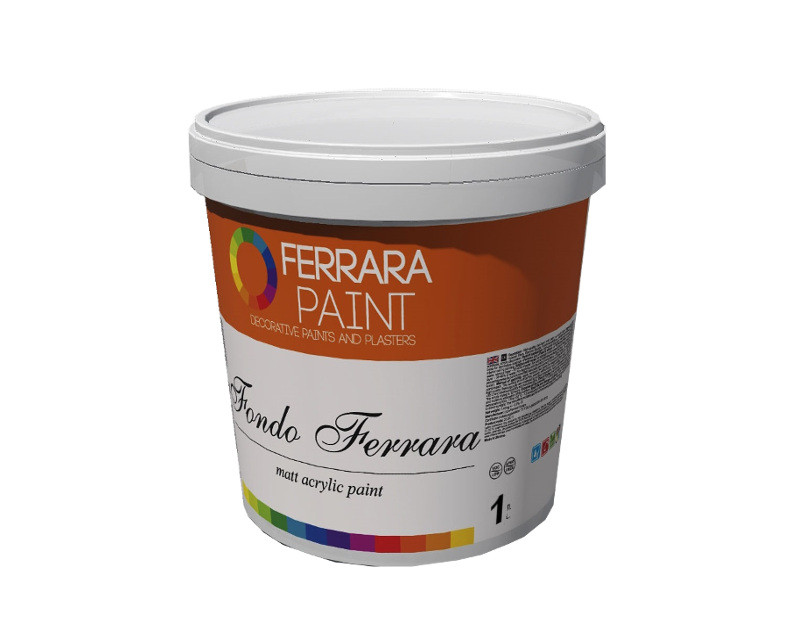 

Краска акрилатная FERRARA FONDO интерьерная белый - база W 1л