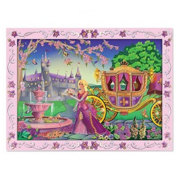

Объемная наклейка по номерам Сказочная принцесса Peel & Press - Fairytale Princess Melissa & Doug