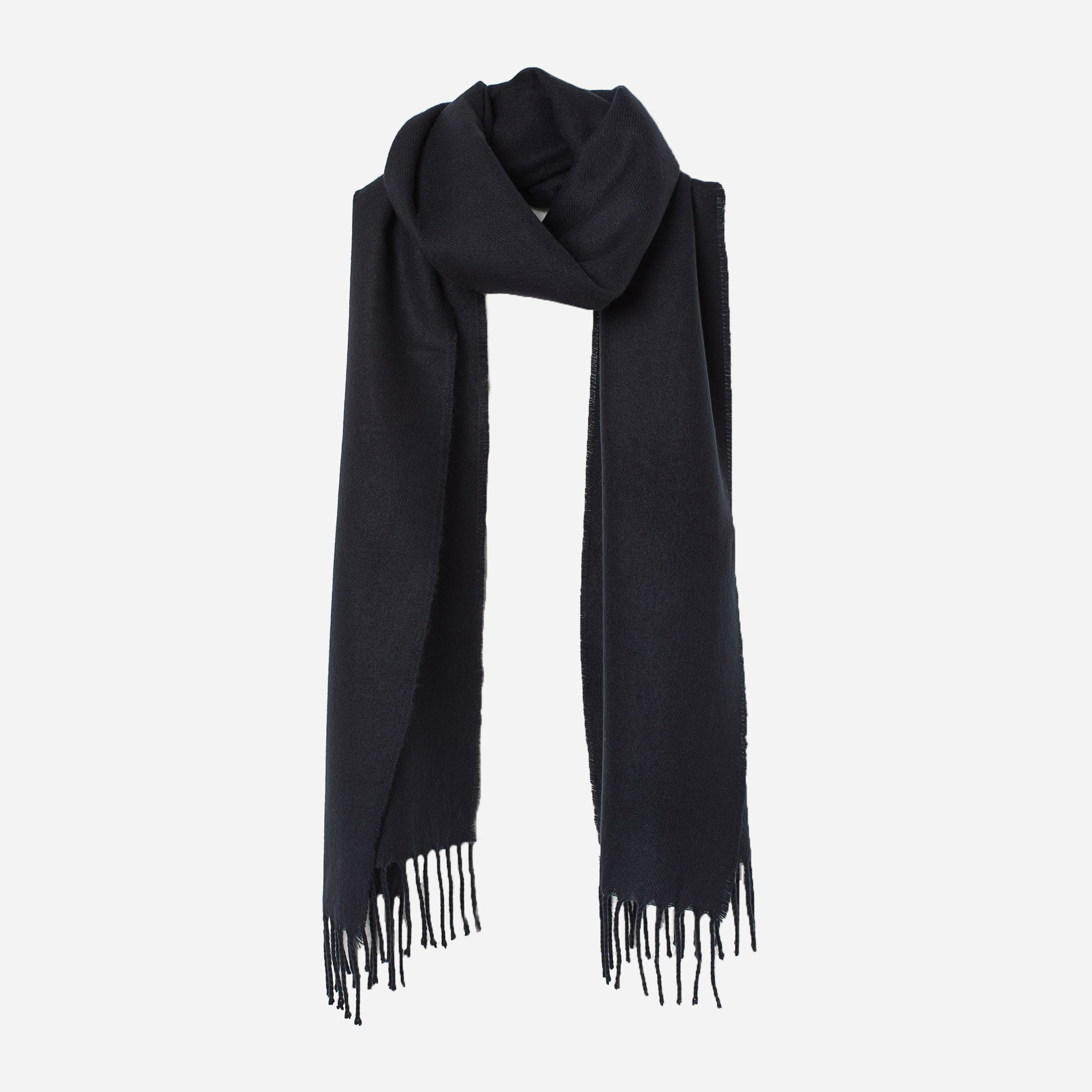 

Шарф H&M 7891585abr 35х180 см Темно-синий