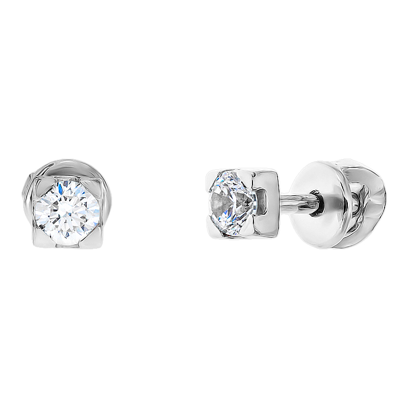 

Серьги-пусеты Diamant с1745б