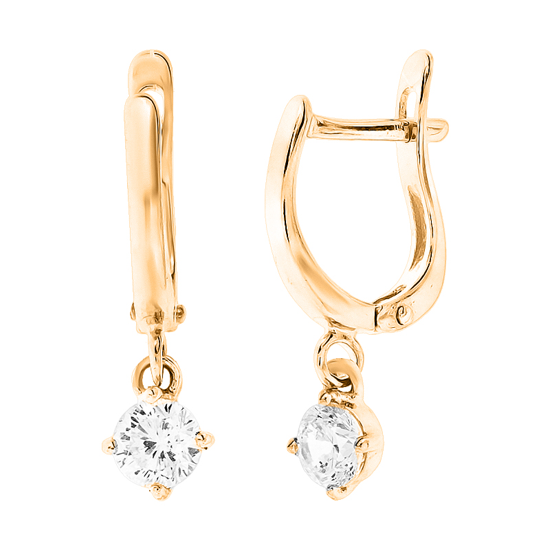 

Серьги-подвески Diamant С2637