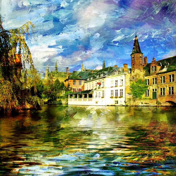 

Картина Арт-Холст Город №0135 (80x110см)