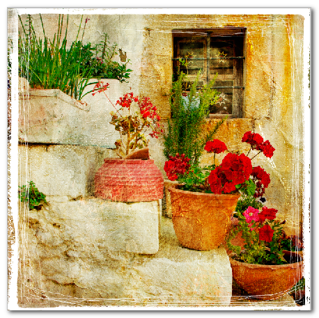 

Картина Арт-Холст Ступеньки №0059 (80x80см)