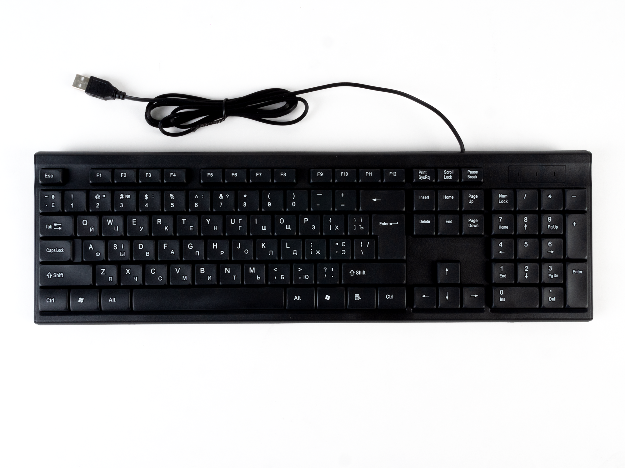 

Клавиатура COBRA OK-102 Ukr Black USB