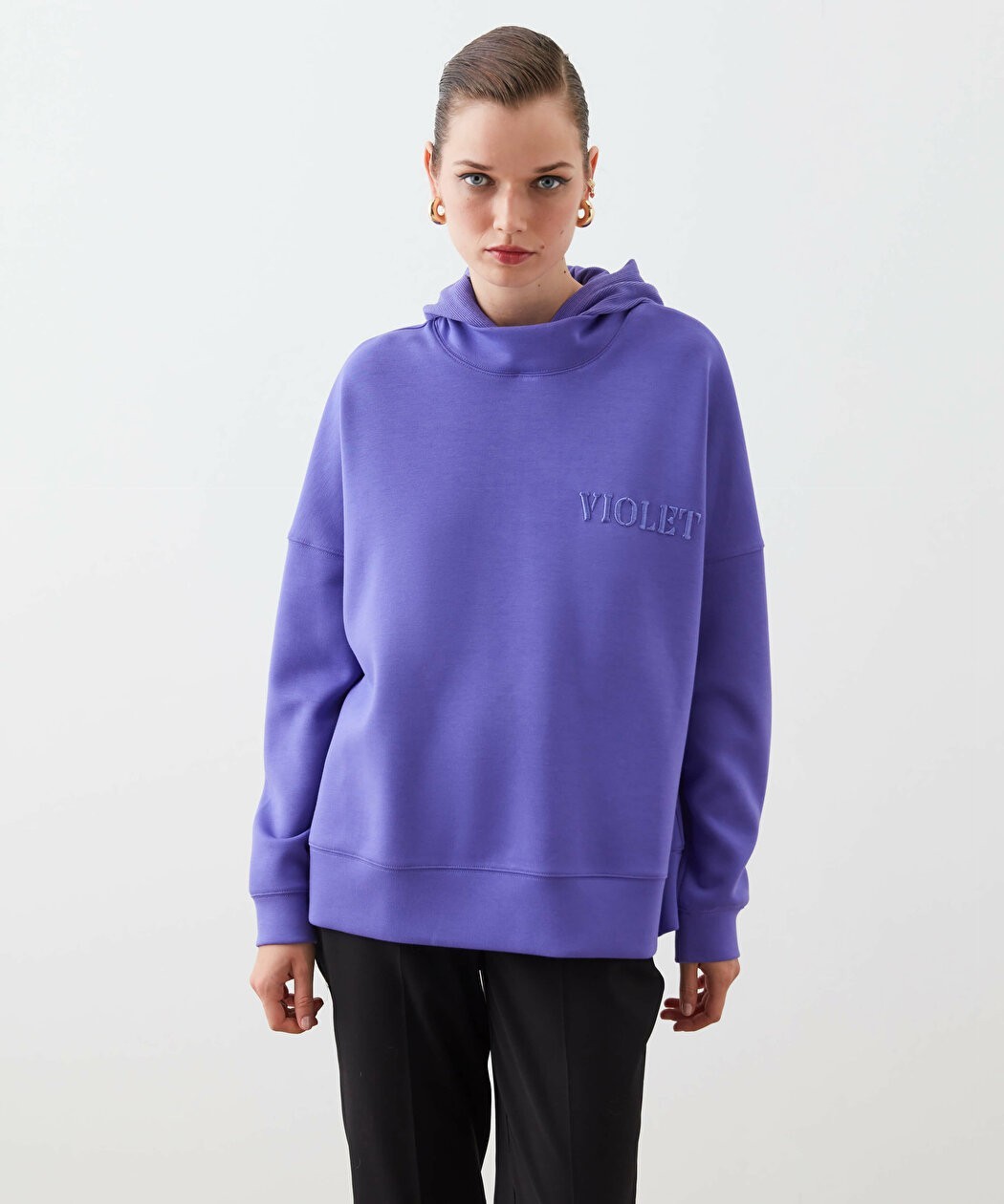

Свитшот женский IPEKYOL L фиолетовый IW62210091066
