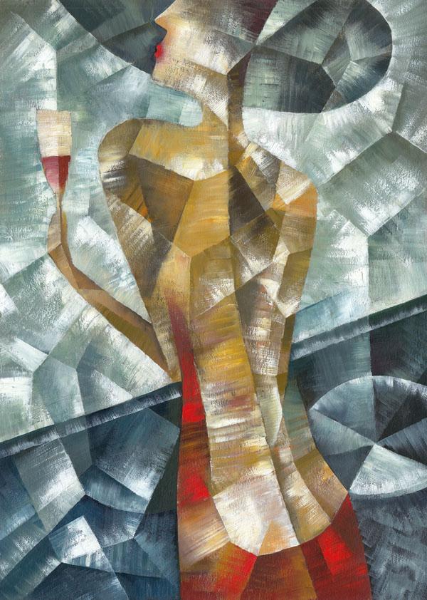 

Картина Арт-Холст Дама №4624 (70x50см)