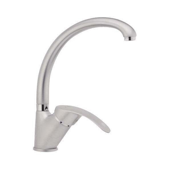 

Cмеситель кухонный одновентильный HAIBA матовый хром MARS 11 латунь HB0898