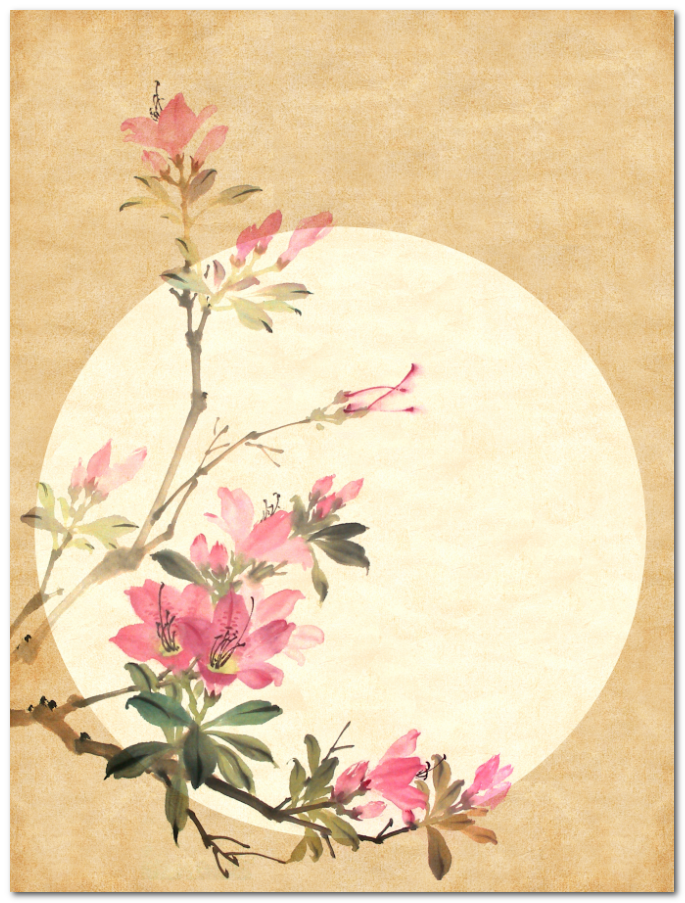 

Картина Арт-Холст Сакура и луна №5148 (60x90см)
