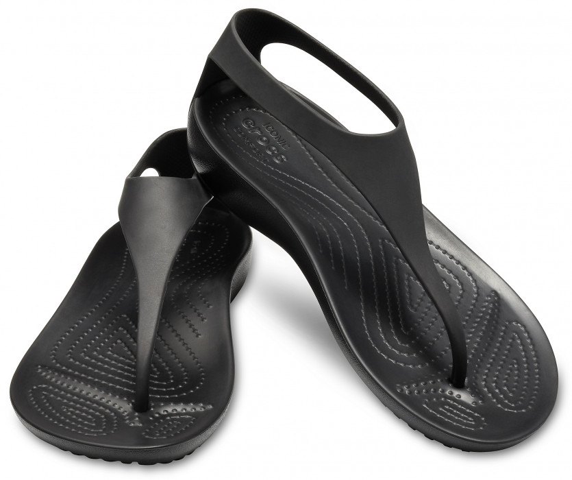 

Женские сандалии (босоножки) Crocs Serena Flip 37 Черный 205468