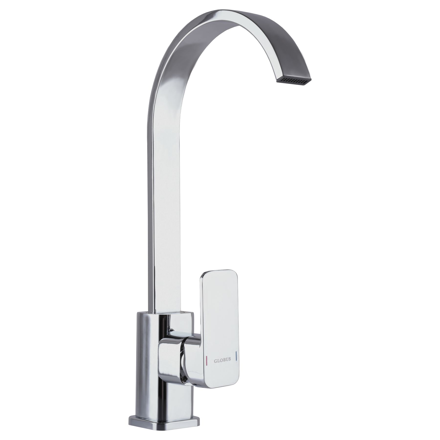 

Кран на кухню однорукояточный GLOBUS LUX Milano GLM-203L хром латунь 000014942