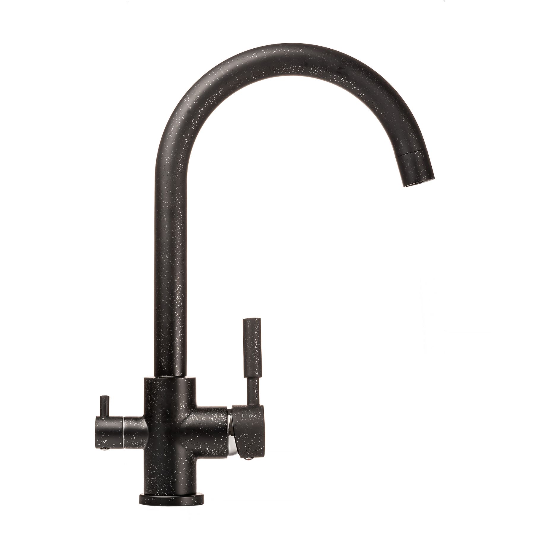 

Cмеситель для кухни 2 в 1 комбинированный GLOBUS LUX GLLR-0333-1-ONIX черный латунь 000014071