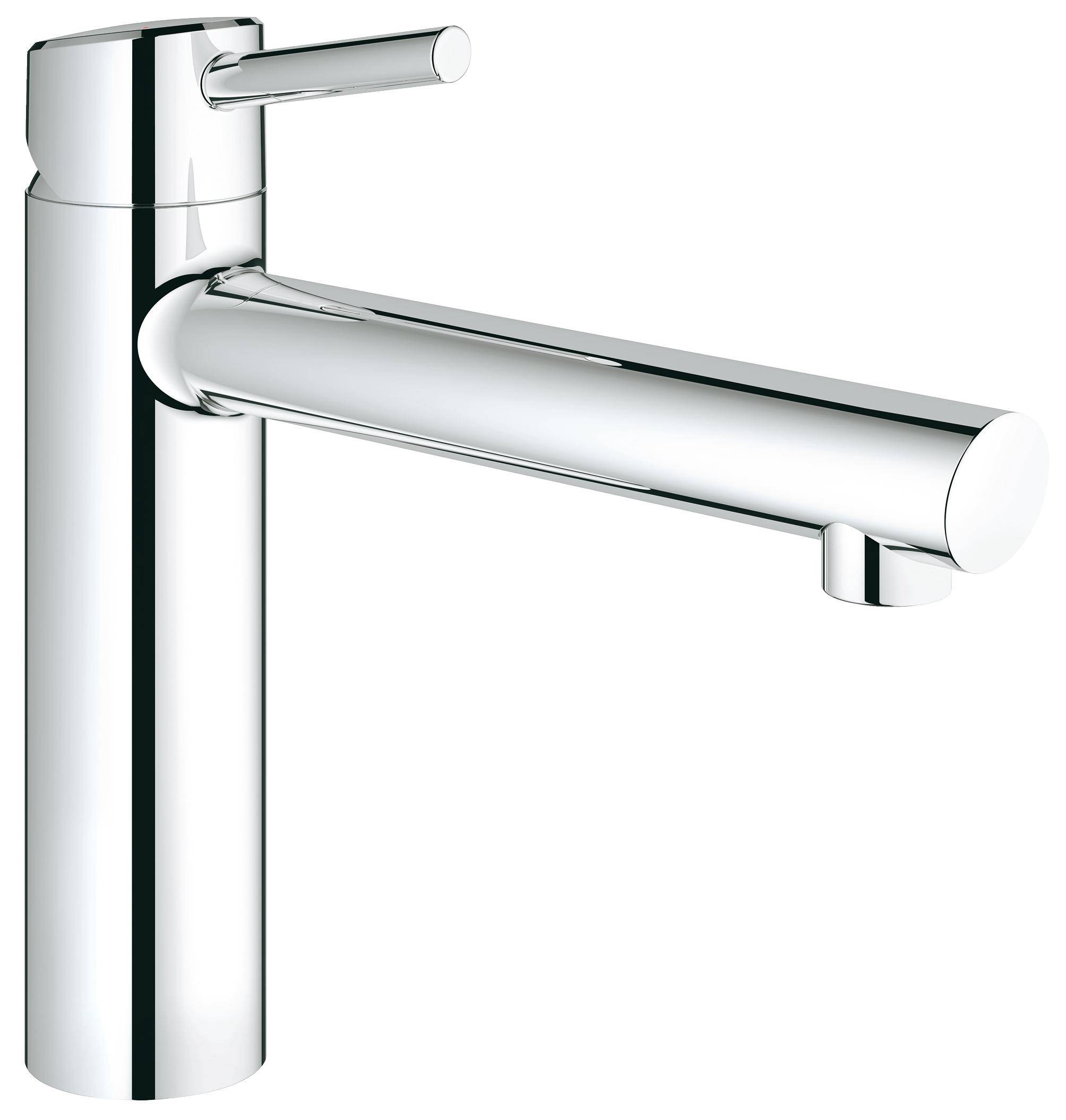 

Cмеситель для кухни однозахватный GROHE Concetto 31128001 хром латунь 31128001