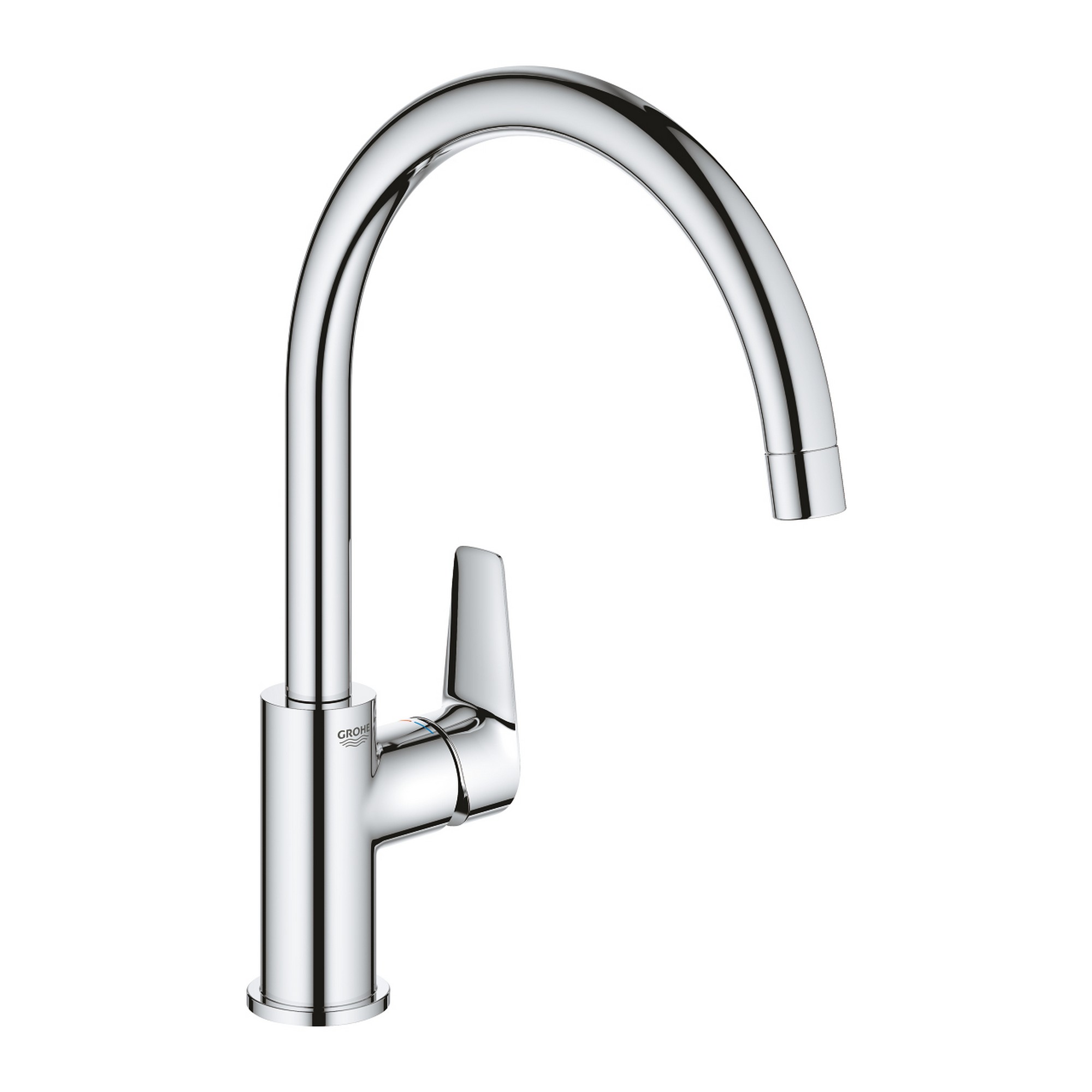 

Кран кухонный однозахватный GROHE BauEdge хром латунь 31233001