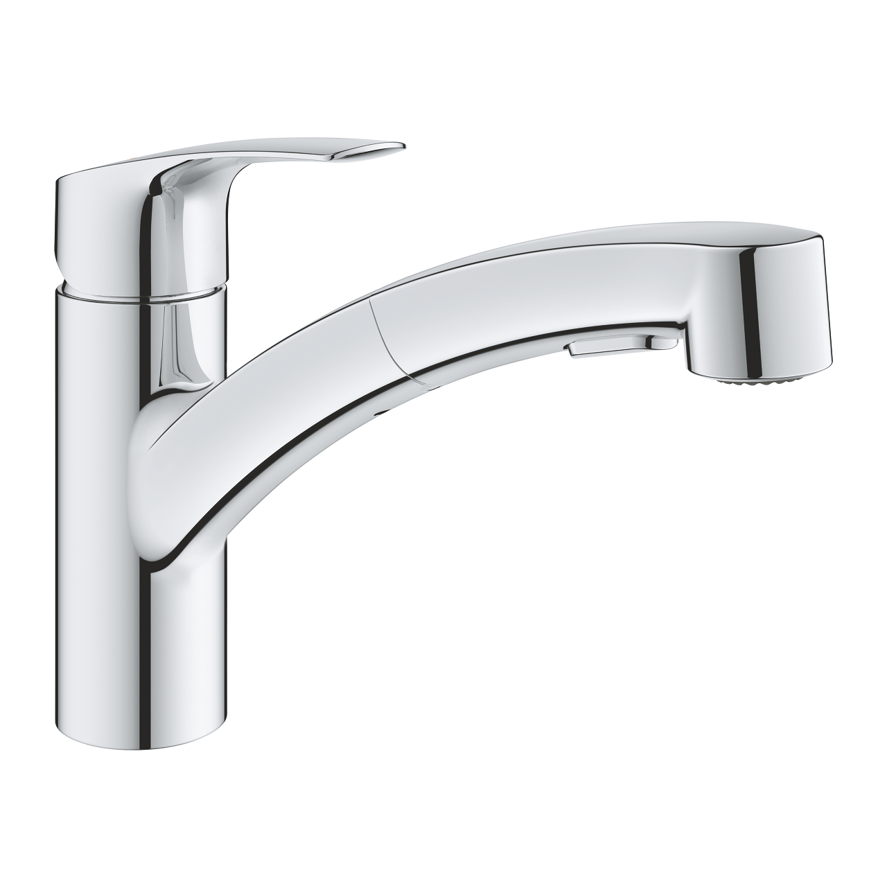 

Кран кухонный с душевой лейкой GROHE Eurosmart хром латунь 30305001