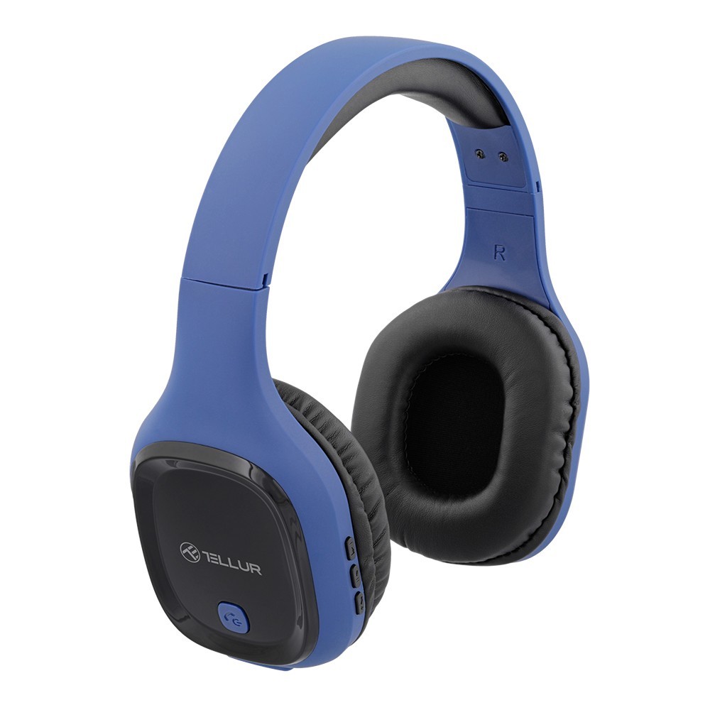 

Наушники Tellur Pulse Bluetooth Over-Ear Headphones Blue (TLL511281)