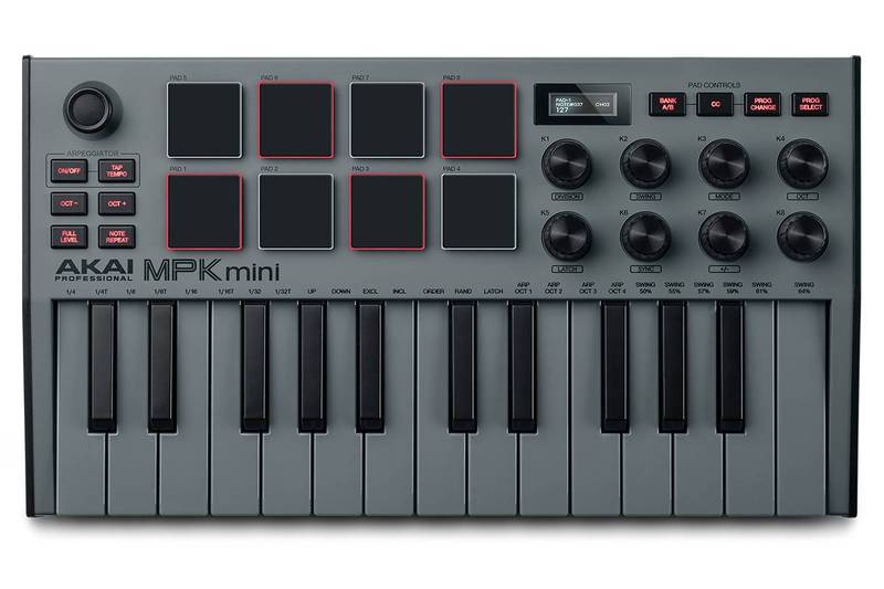 

MIDI контроллер и MIDI клавиатура AKAI MPK Mini MK3 Grey 224799