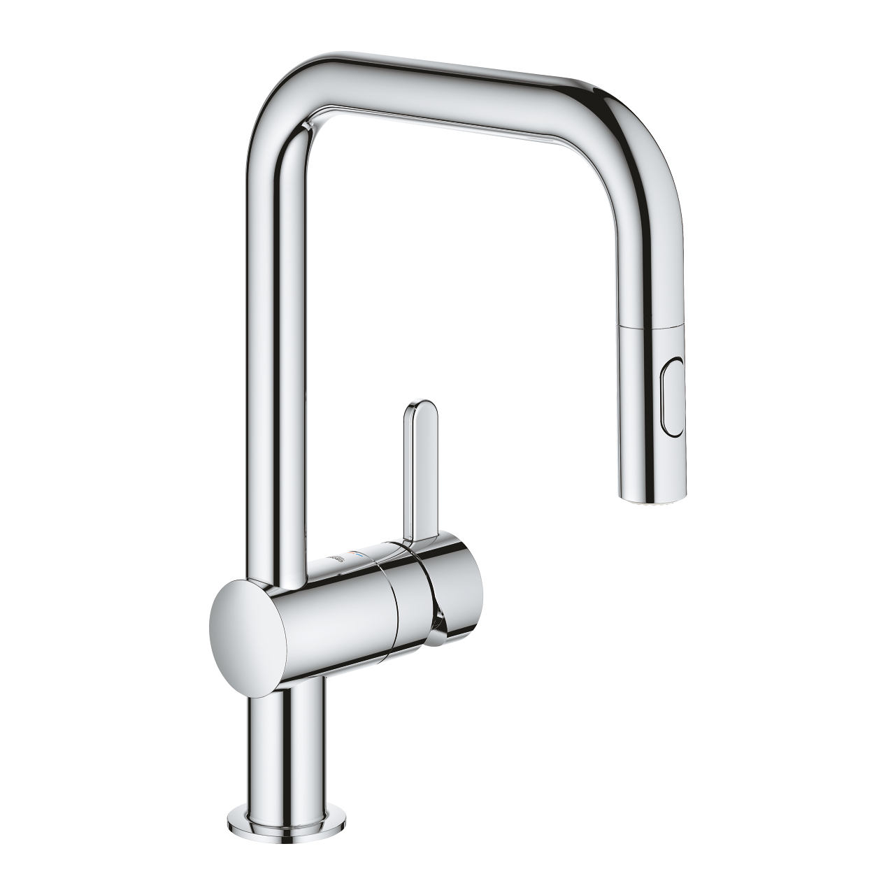 

Кран кухонный с вытяжнный шлангом GROHE Flair хром латунь 32455001