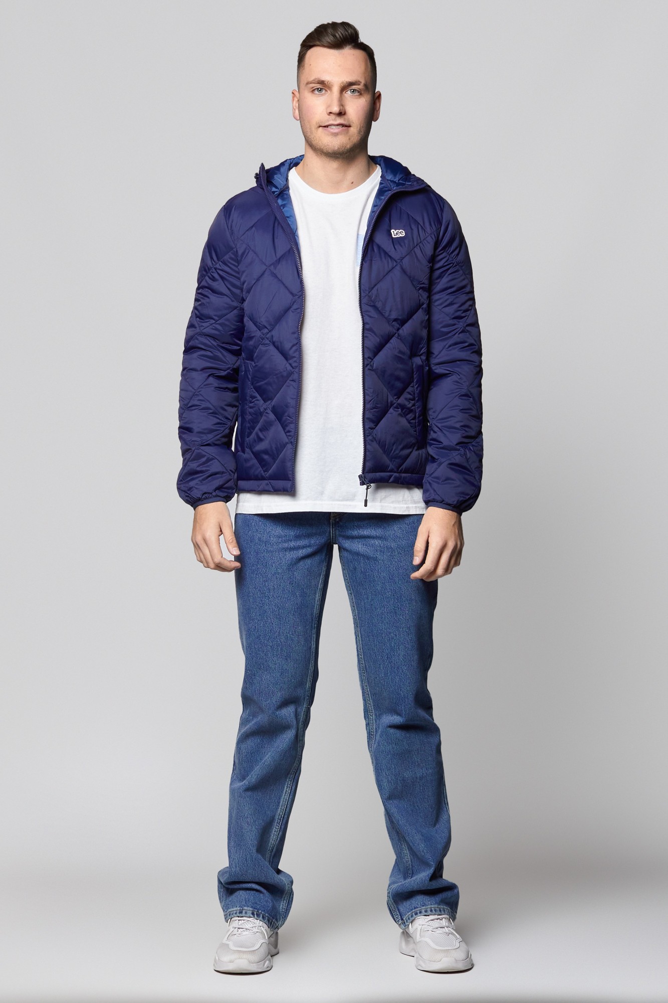 

Куртка стеганная Lee Light Weight Puffer Regular Fit Синий -00, Куртка стеганная Lee Light Weight Puffer Regular Fit Синий M-00