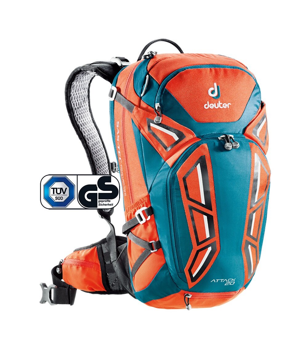 

Рюкзак Deuter Attack 20 One size Papaya/petrol (3200216 9306)