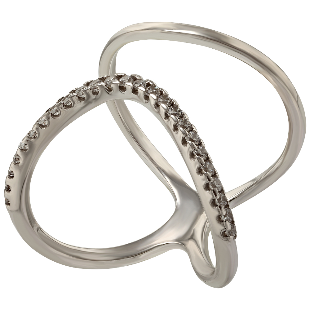 

Серебряное кольцо с фианитами Tango Jewellery Company 380222С размер 17.5