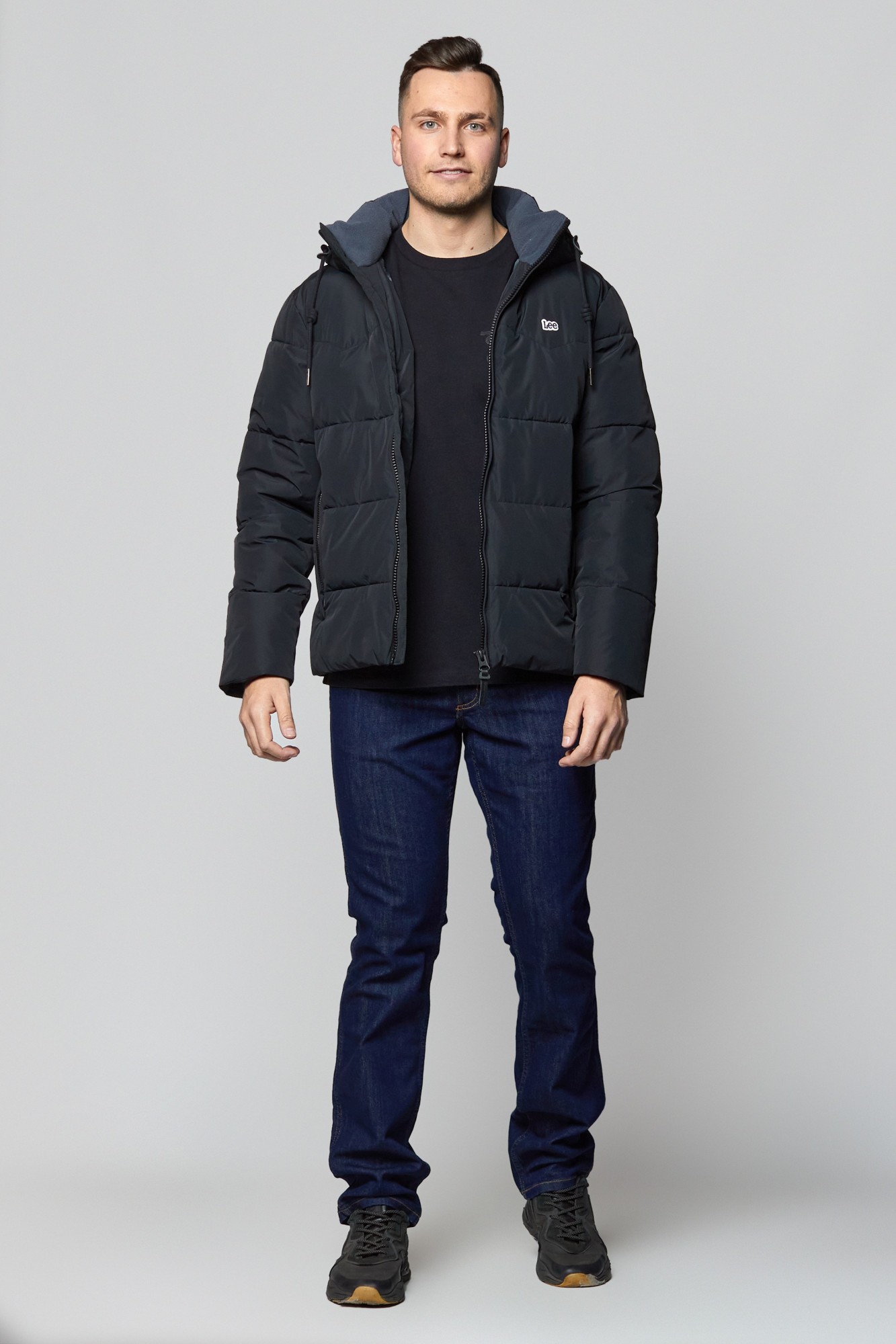 

Куртка стеганная Lee Puffer Jacket Regular Fit Черный XXL-00