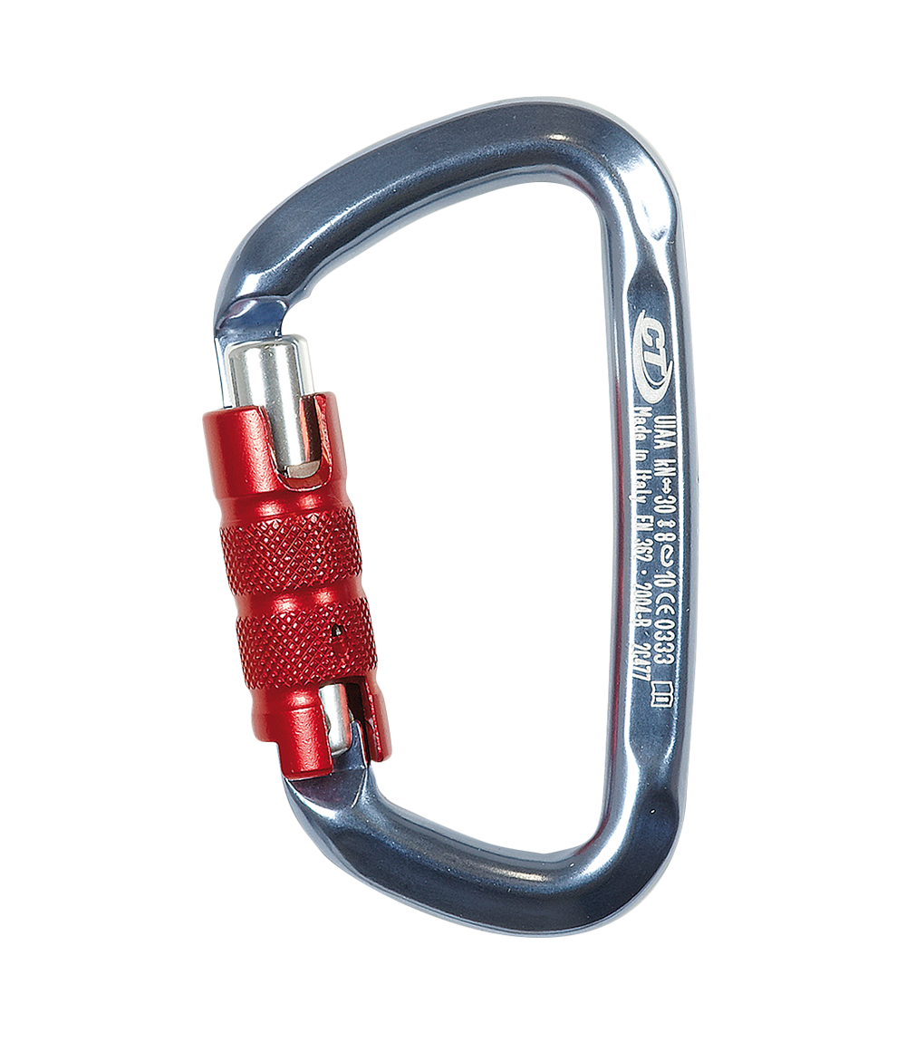 

Карабин Climbing Technology D-Shape TG titan/red (2C47700 YRC)