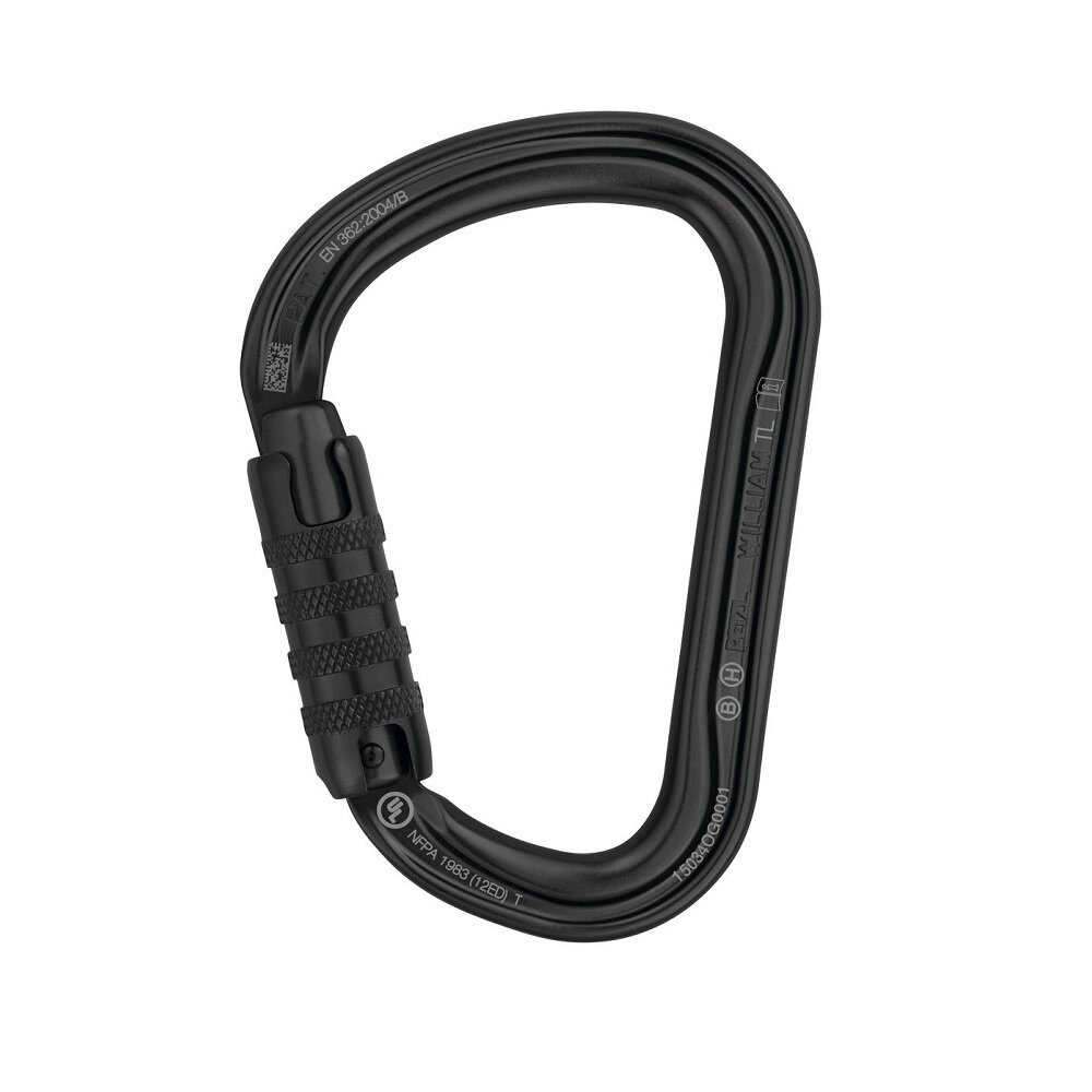 

Карабин Petzl William Triact-Lock black (M36A TLN)