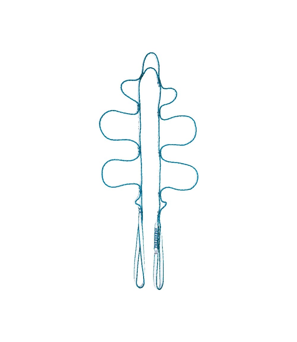 

Самостраховка Climbing Technology D-Chain DY 120 cm white/blue (7W106)
