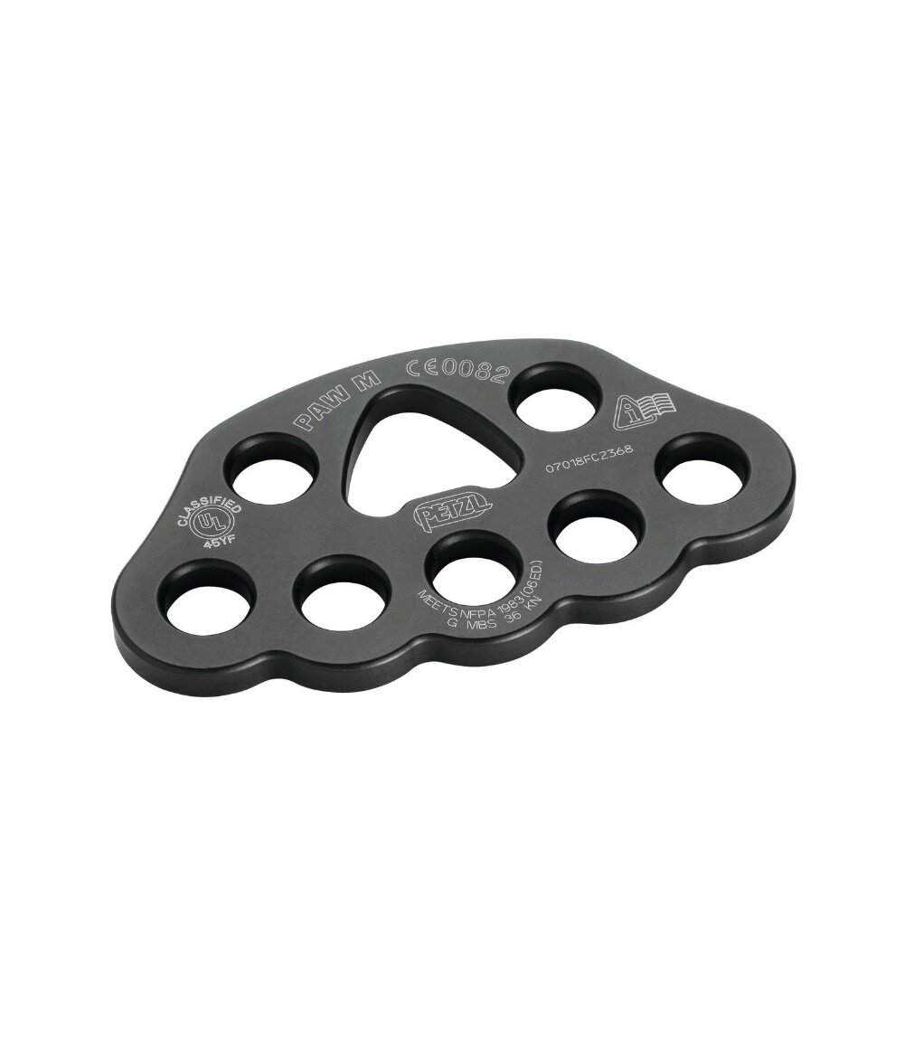 

Такелажная пластина Petzl Paw M black (P63 MN)