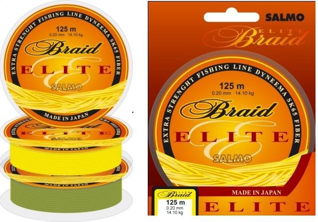 

4807-050 Шнур Salmo Elite Braid YELLOW 91 m АКЦІЯ!!!!!! (32732)