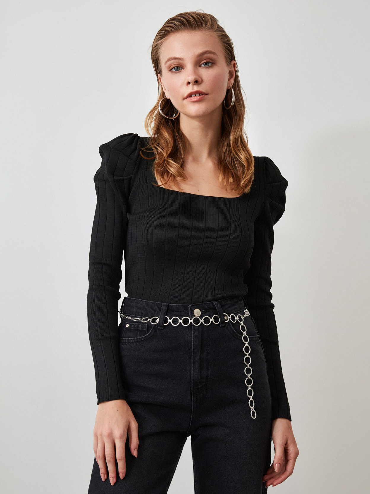 

Джемпер Trendyol TWOAW21KZ0649  Black, Джемпер Trendyol TWOAW21KZ0649 M Black