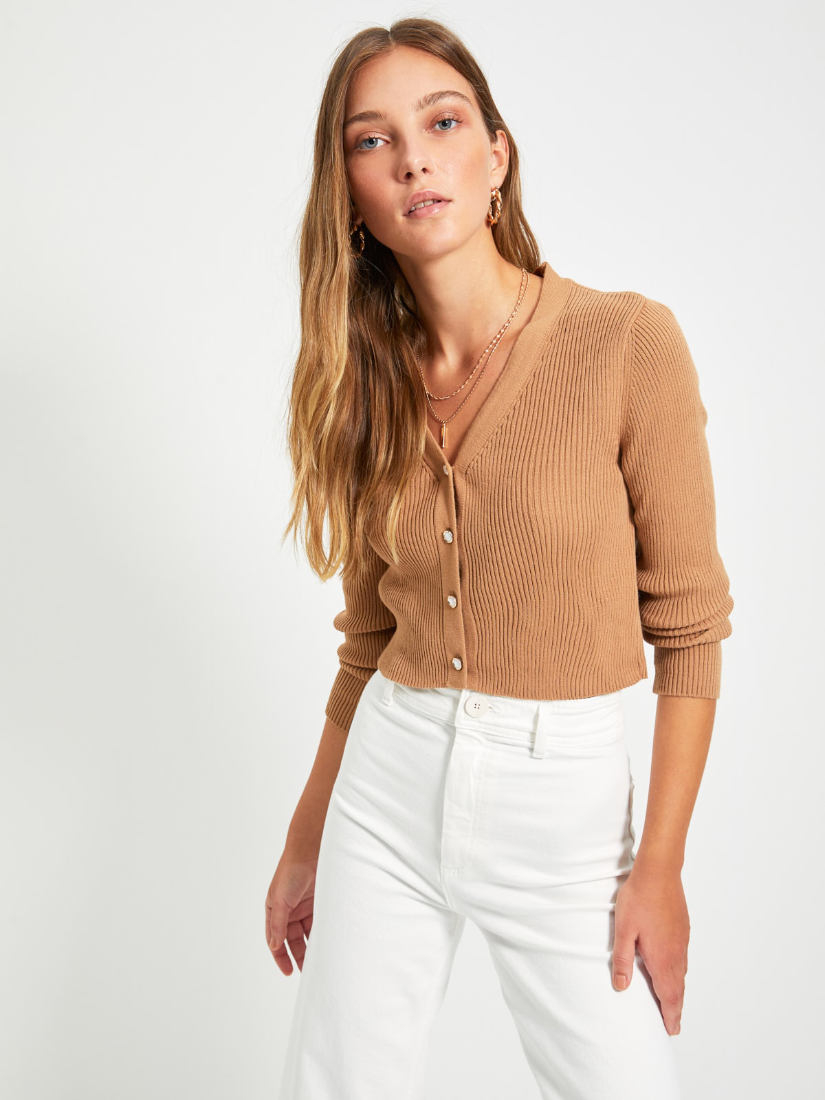 

Кардиган Trendyol TWOAW22HI0610  Camel, Кардиган Trendyol TWOAW22HI0610 S Camel