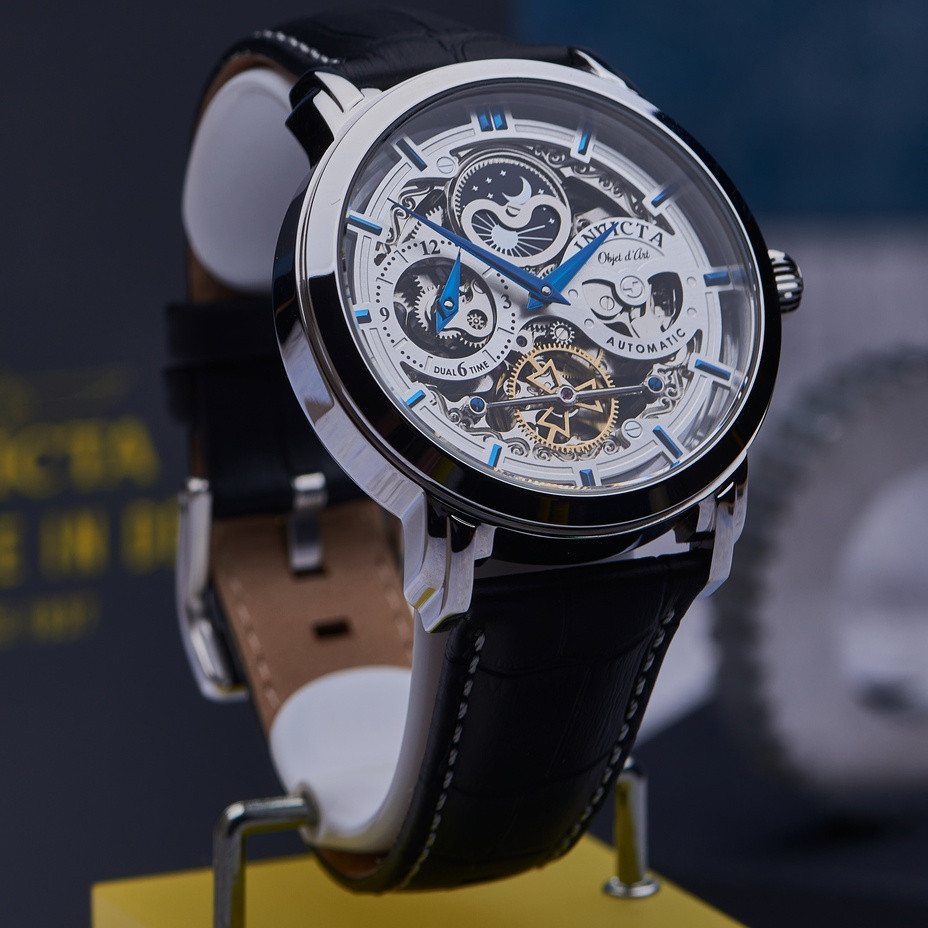 

Швейцарские классические часы скелетон (Инвикта) Invicta 32298 Objet D Art