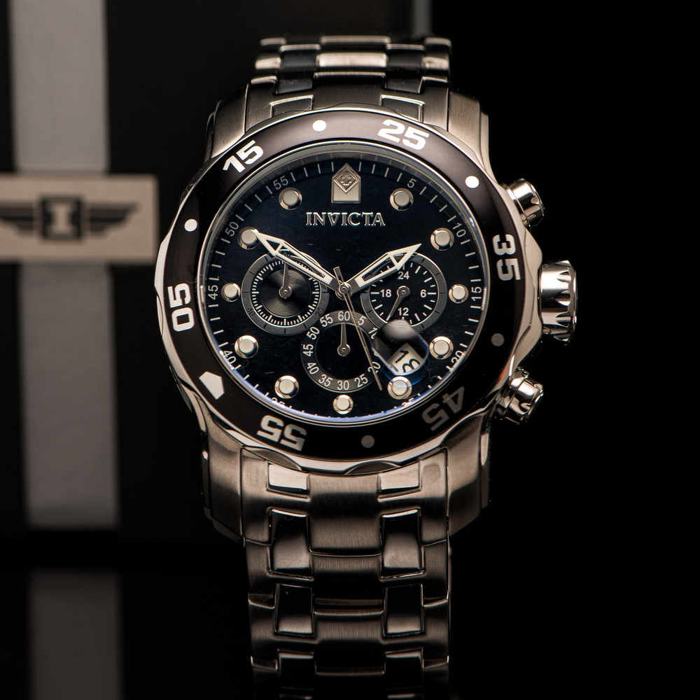 

Швейцарские мужские часы хронограф от (Инвикта) Invicta Pro Diver 0069