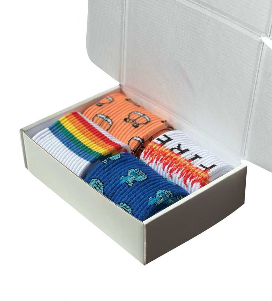 

Набір від 1and1 з 4 пар шкарпеток ORANGE and BLUE, Набір від 1and1 з 4 пар шкарпеток ORANGE and BLUE - 36-39 (S)